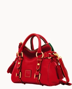 Dooney & Bourke The Florentine Collection|Ready For the Getaway<Florentine Nano Satchel Red