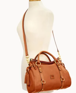 Dooney & Bourke The Florentine Collection|Ready For the Getaway<Florentine Satchel Natural