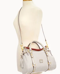 Dooney & Bourke The Florentine Collection|Ready For the Getaway<Florentine Satchel Ecru