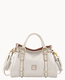 Dooney & Bourke The Florentine Collection|Ready For the Getaway<Florentine Satchel Ecru