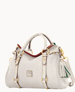 Dooney & Bourke The Florentine Collection|Ready For the Getaway<Florentine Satchel Ecru