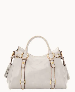 Dooney & Bourke The Florentine Collection|Ready For the Getaway<Florentine Satchel Ecru