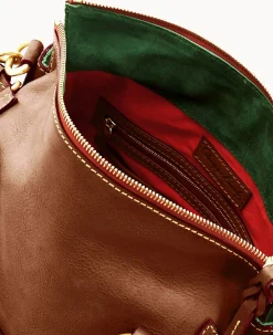 Dooney & Bourke The Florentine Collection|Ready For the Getaway<Florentine Satchel Chestnut