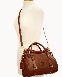 Dooney & Bourke The Florentine Collection|Ready For the Getaway<Florentine Satchel Chestnut