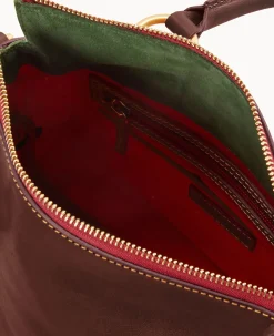 Dooney & Bourke The Florentine Collection|Picnic in the Park<Florentine Satchel 30 Chestnut