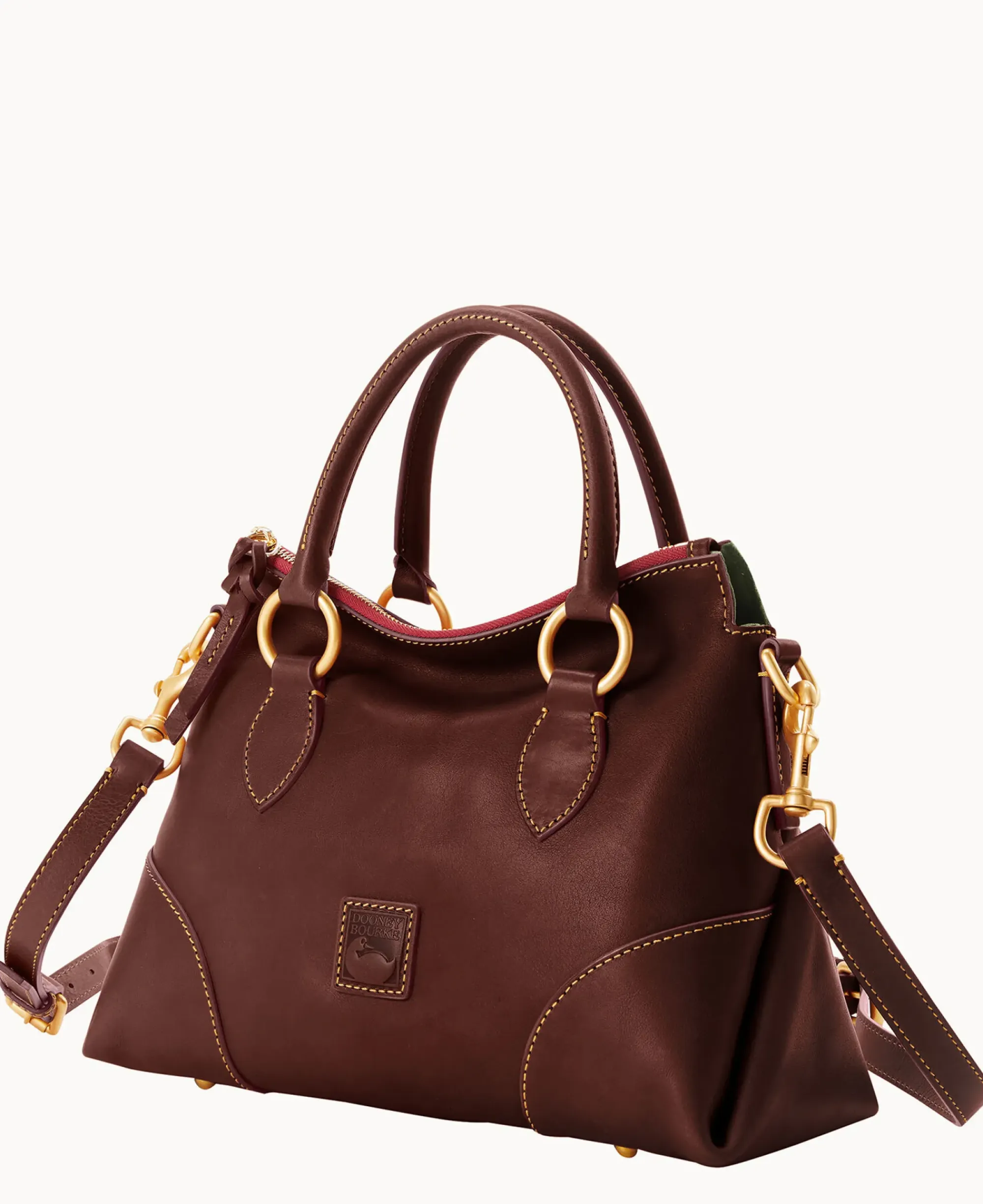 Dooney & Bourke The Florentine Collection|Picnic in the Park<Florentine Satchel 30 Chestnut