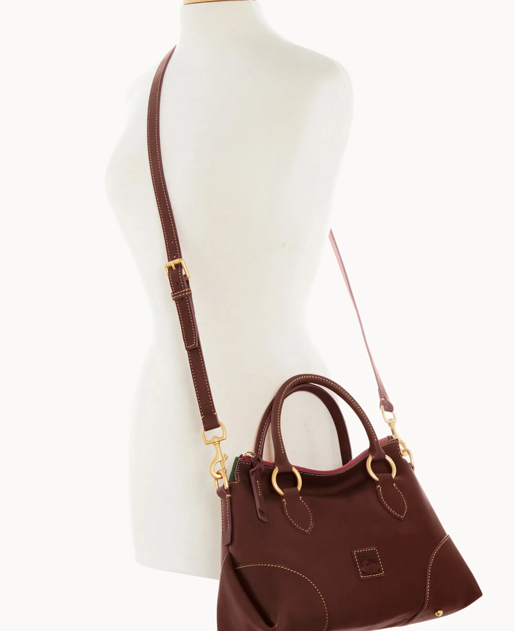 Dooney & Bourke The Florentine Collection|Picnic in the Park<Florentine Satchel 30 Chestnut