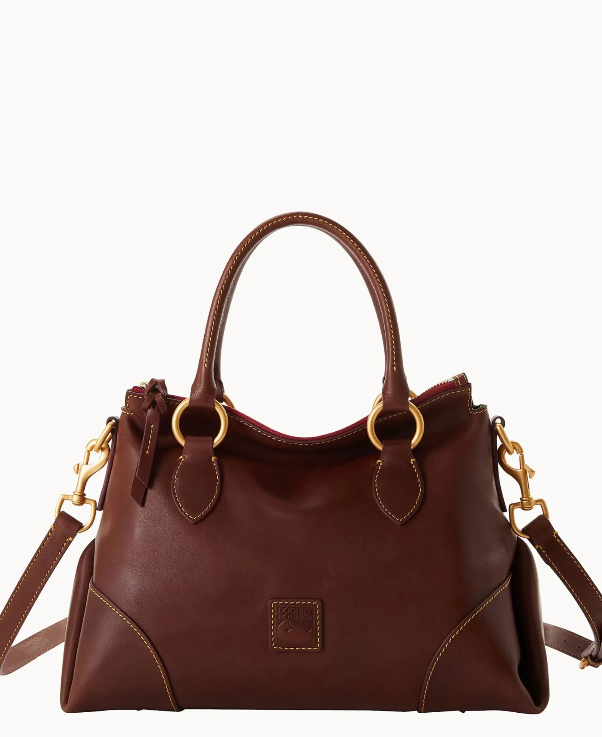 Dooney & Bourke The Florentine Collection|Picnic in the Park<Florentine Satchel 38 Chestnut