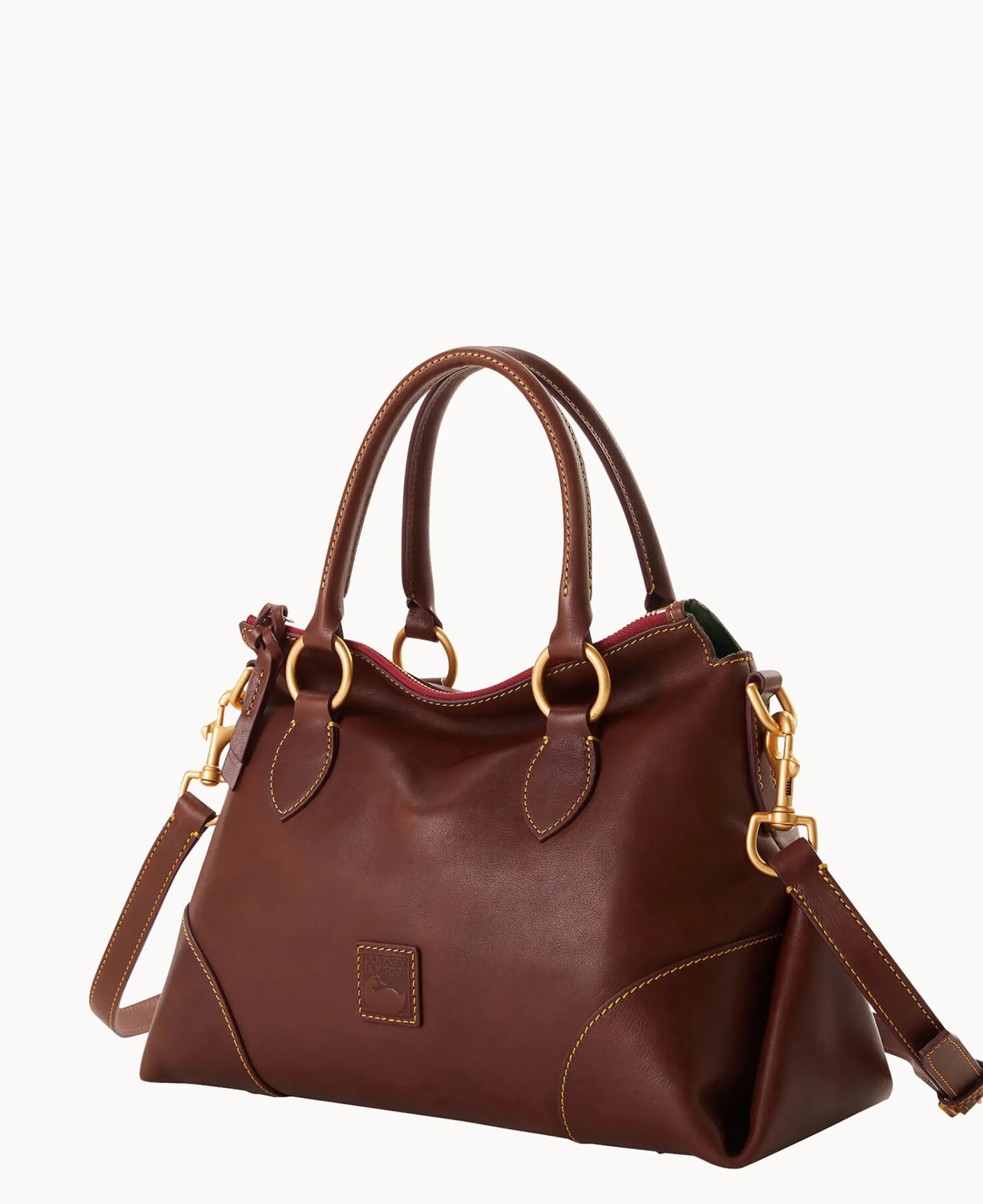 Dooney & Bourke The Florentine Collection|Picnic in the Park<Florentine Satchel 38 Chestnut