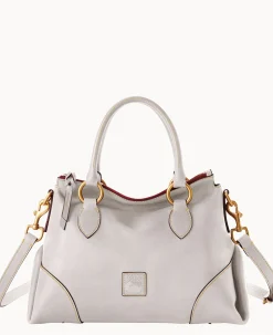 Dooney & Bourke The Florentine Collection|Picnic in the Park<Florentine Satchel 38 Ecru