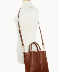 Dooney & Bourke The Florentine Collection|Picnic in the Park<Florentine Small Barlow Chestnut