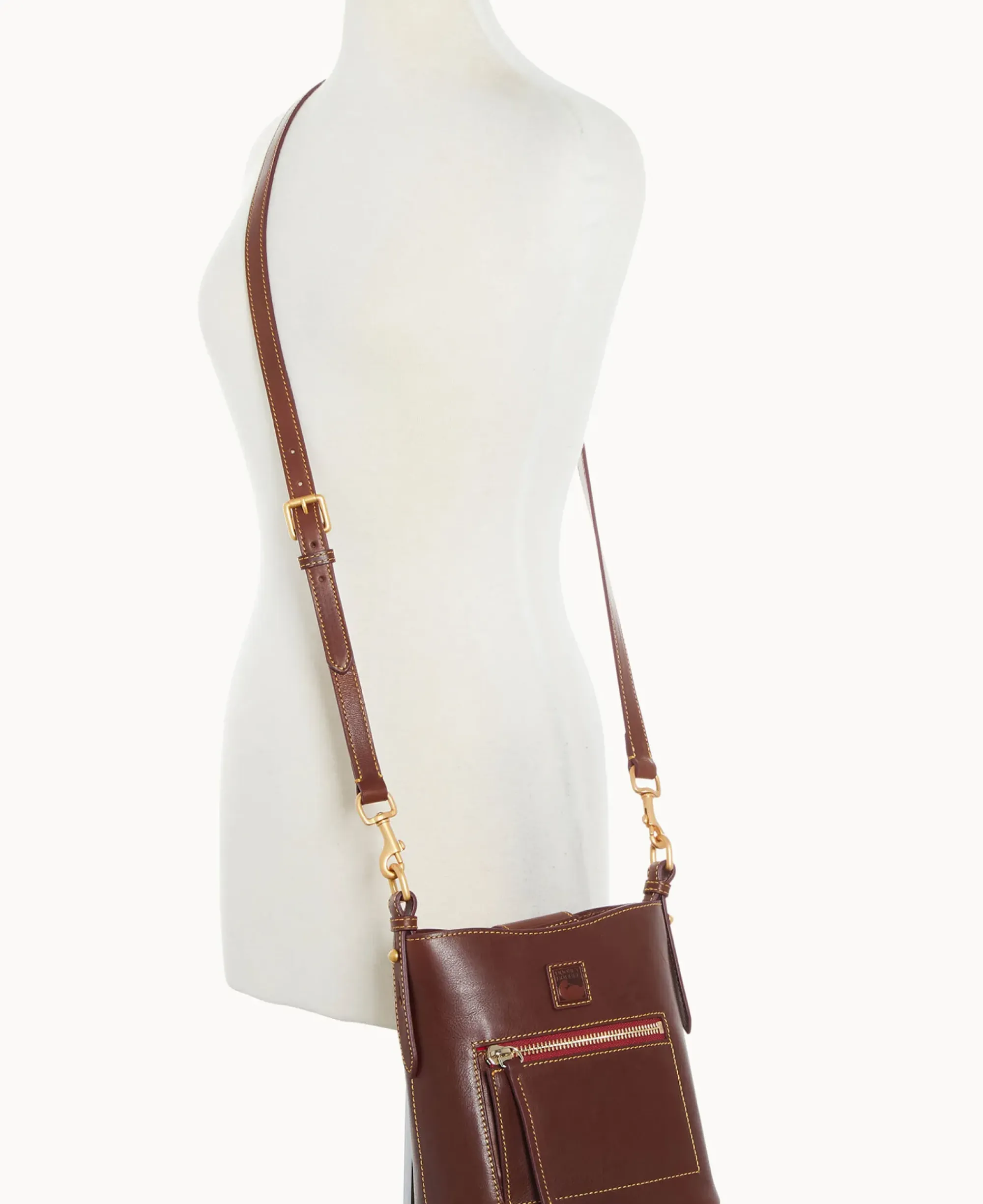 Dooney & Bourke The Florentine Collection|Smooth Leather<Florentine Small Ridley Chestnut