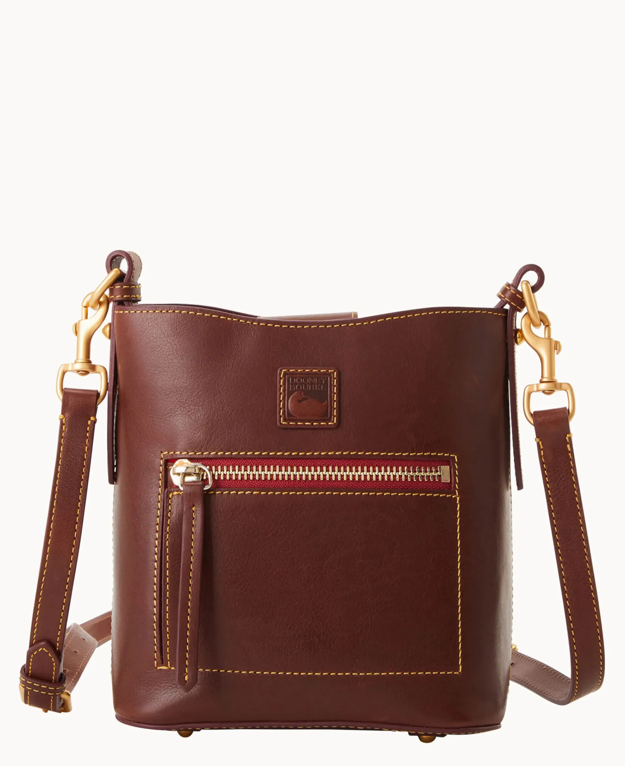 Dooney & Bourke The Florentine Collection|Smooth Leather<Florentine Small Ridley Chestnut