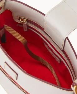 Dooney & Bourke The Florentine Collection|Smooth Leather<Florentine Small Ridley Ecru