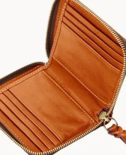 Dooney & Bourke The Florentine Collection|Grab and Go<Florentine Small Zip Around Wallet Natural