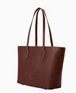 Dooney & Bourke The Florentine Collection|Picnic in the Park<Florentine Tote Chestnut