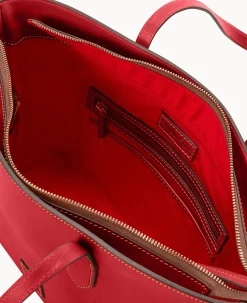 Dooney & Bourke The Florentine Collection|Picnic in the Park<Florentine Tote Red