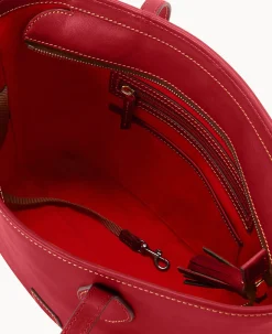 Dooney & Bourke The Florentine Collection|Picnic in the Park<Florentine Tote Red