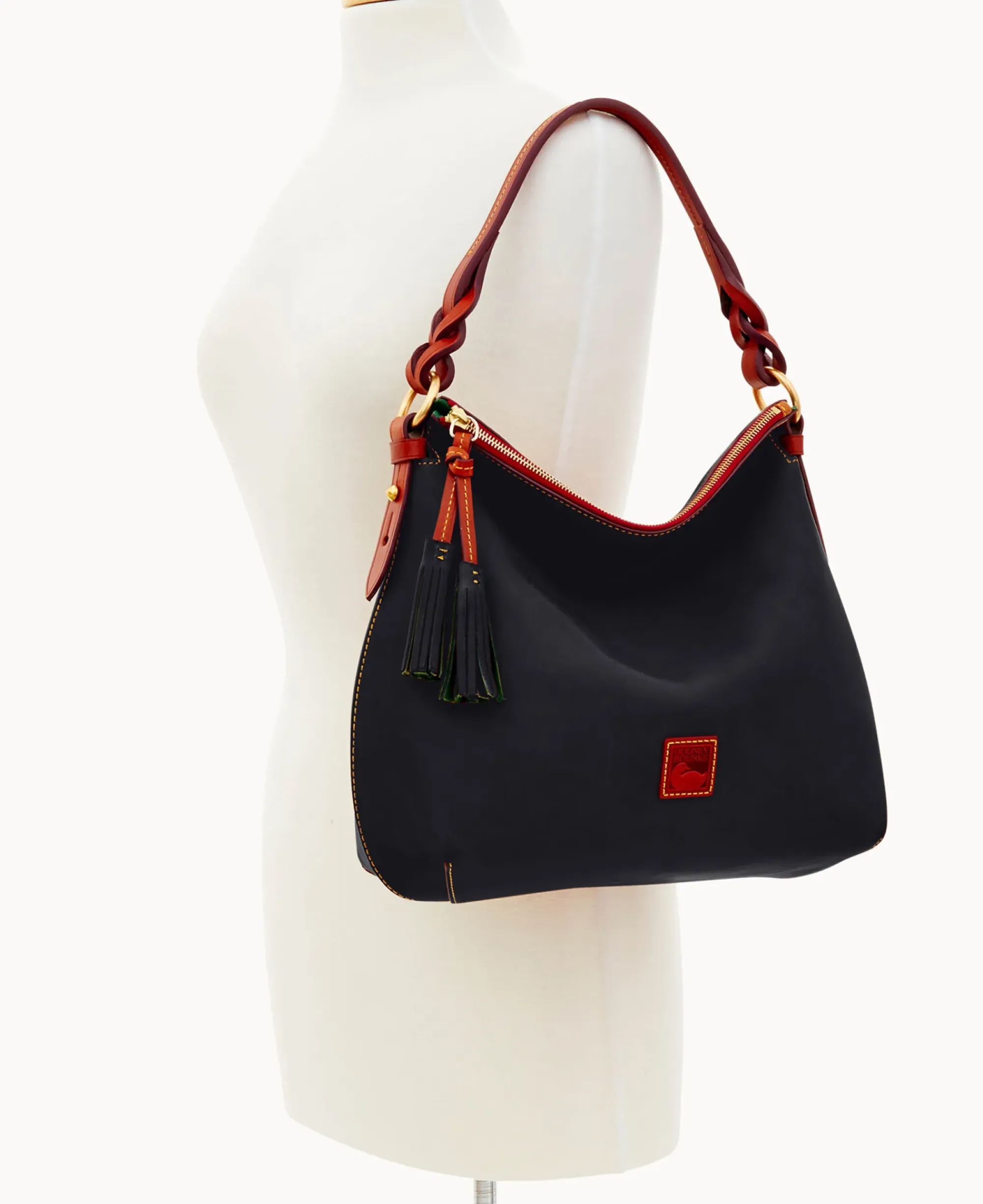 Dooney & Bourke The Florentine Collection|Picnic in the Park<Florentine Twist Strap Hobo Navy