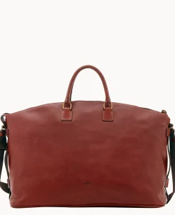 Dooney & Bourke The Florentine Collection|Ready For the Getaway<Florentine Weekender Chestnut