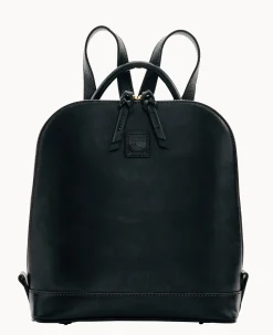 Dooney & Bourke The Florentine Collection|Ready For the Getaway<Florentine Zip Pod Backpack Black Black