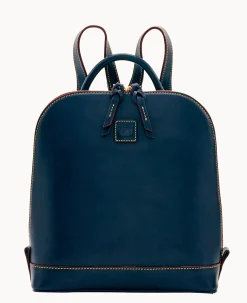 Dooney & Bourke The Florentine Collection|Ready For the Getaway<Florentine Zip Pod Backpack Navy
