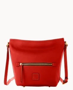 Dooney & Bourke The Florentine Collection|Ready For the Getaway<Florentine Zip Sac Red