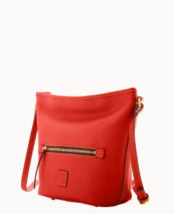 Dooney & Bourke The Florentine Collection|Ready For the Getaway<Florentine Zip Sac Red