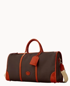 Dooney & Bourke Ready For the Getaway|Travel<Getaway Cabriolet Gym Bag Chocolate