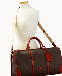 Dooney & Bourke Ready For the Getaway|Travel<Getaway Cabriolet Gym Bag Chocolate