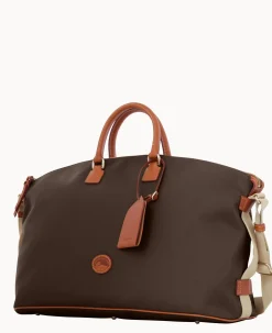 Dooney & Bourke Ready For the Getaway|Travel<Getaway Cabriolet Weekender Chocolate