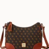 Dooney & Bourke The Gretta Collection|Printed Fabric<Gretta Crossbody Hobo Brown Tmoro