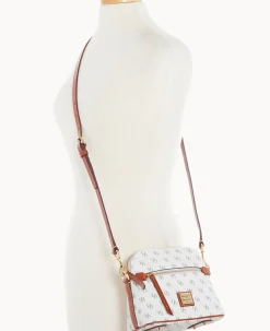 Dooney & Bourke The Gretta Collection|Printed Fabric<Gretta Domed Crossbody Bone