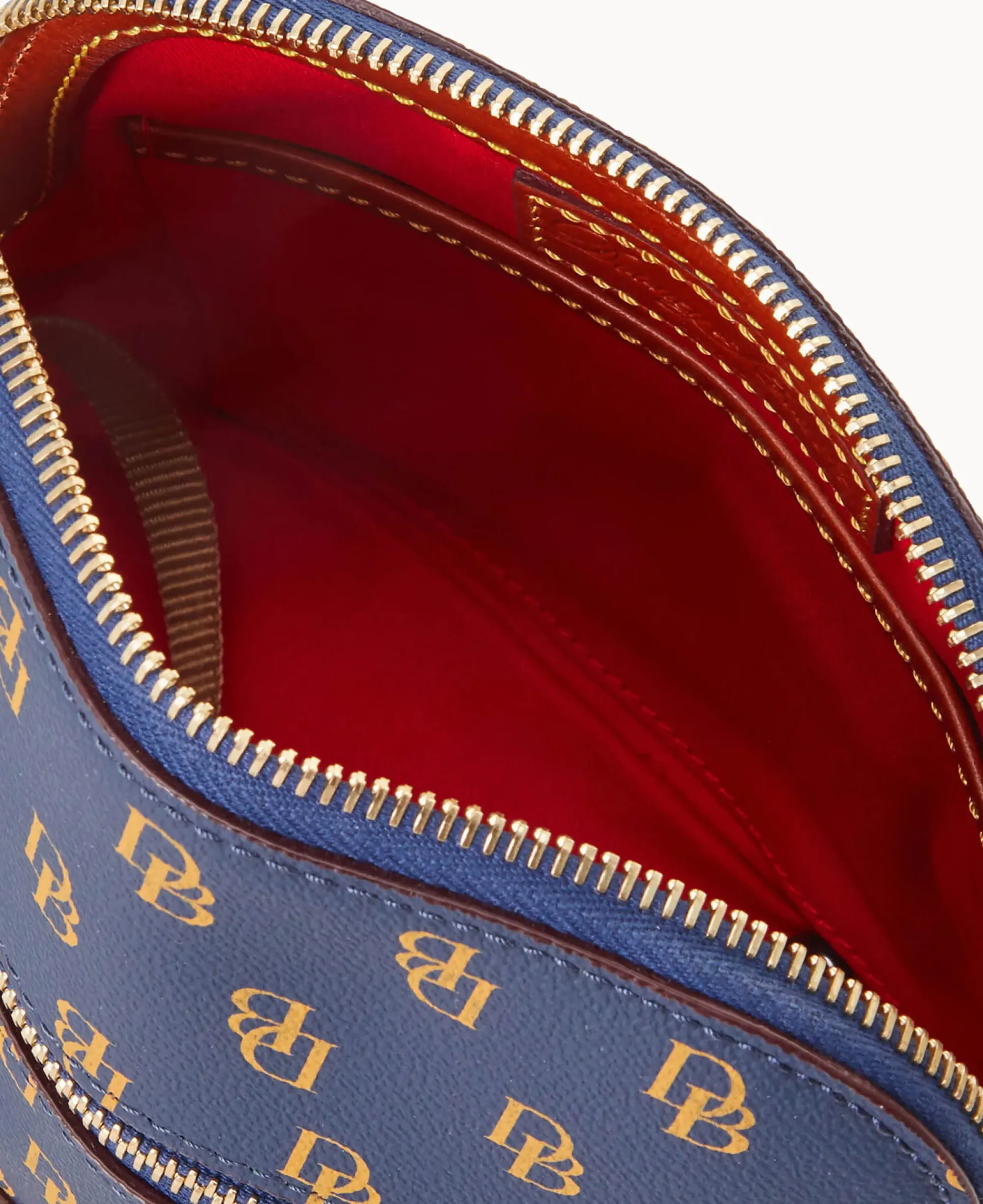 Dooney & Bourke The Gretta Collection|Printed Fabric<Gretta Domed Crossbody Navy