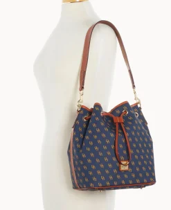 Dooney & Bourke The Gretta Collection|Ready For the Getaway<Gretta Drawstring Navy