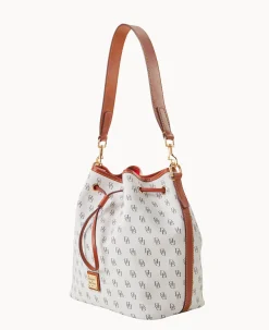 Dooney & Bourke The Gretta Collection|Ready For the Getaway<Gretta Drawstring Bone