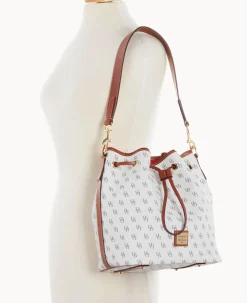 Dooney & Bourke The Gretta Collection|Ready For the Getaway<Gretta Drawstring Bone