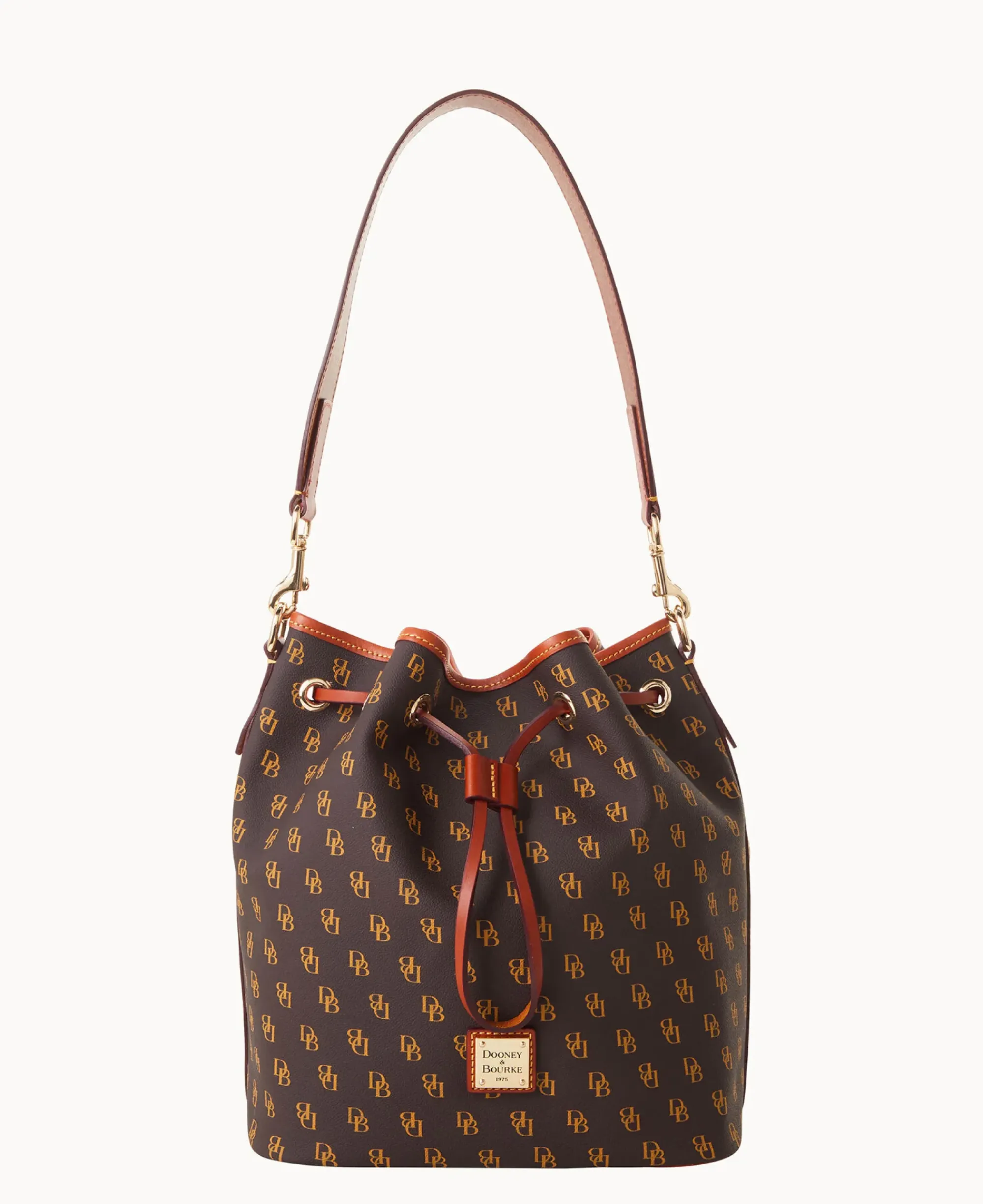 Dooney & Bourke The Gretta Collection|Ready For the Getaway<Gretta Drawstring Brown Tmoro