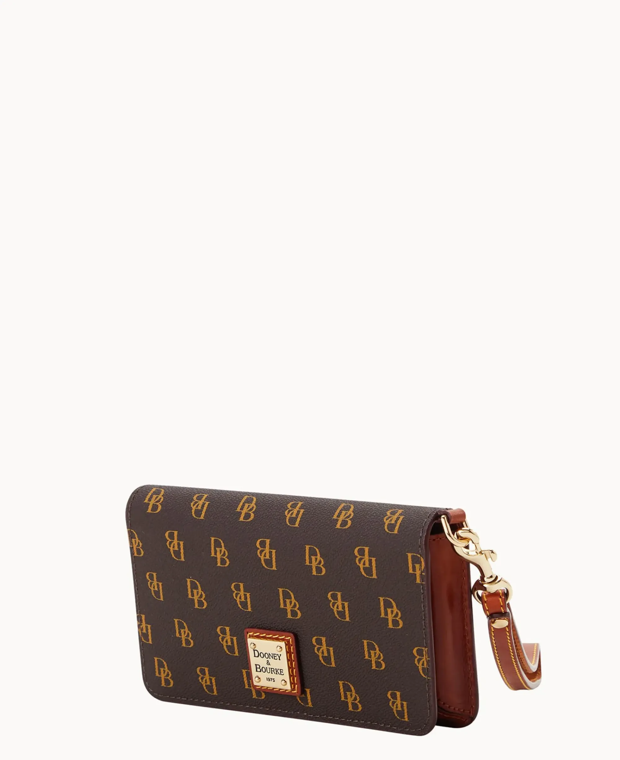 Dooney & Bourke The Gretta Collection|Grab and Go<Gretta Fey Phone Wristlet Brown Tmoro