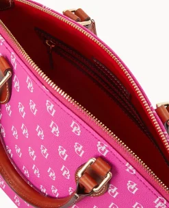 Dooney & Bourke The Gretta Collection|Picnic in the Park<Gretta Geena Satchel Fuchsia