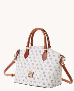 Dooney & Bourke The Gretta Collection|Picnic in the Park<Gretta Geena Satchel Bone