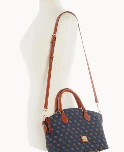 Dooney & Bourke The Gretta Collection|Picnic in the Park<Gretta Geena Satchel Navy