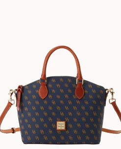 Dooney & Bourke The Gretta Collection|Picnic in the Park<Gretta Geena Satchel Navy
