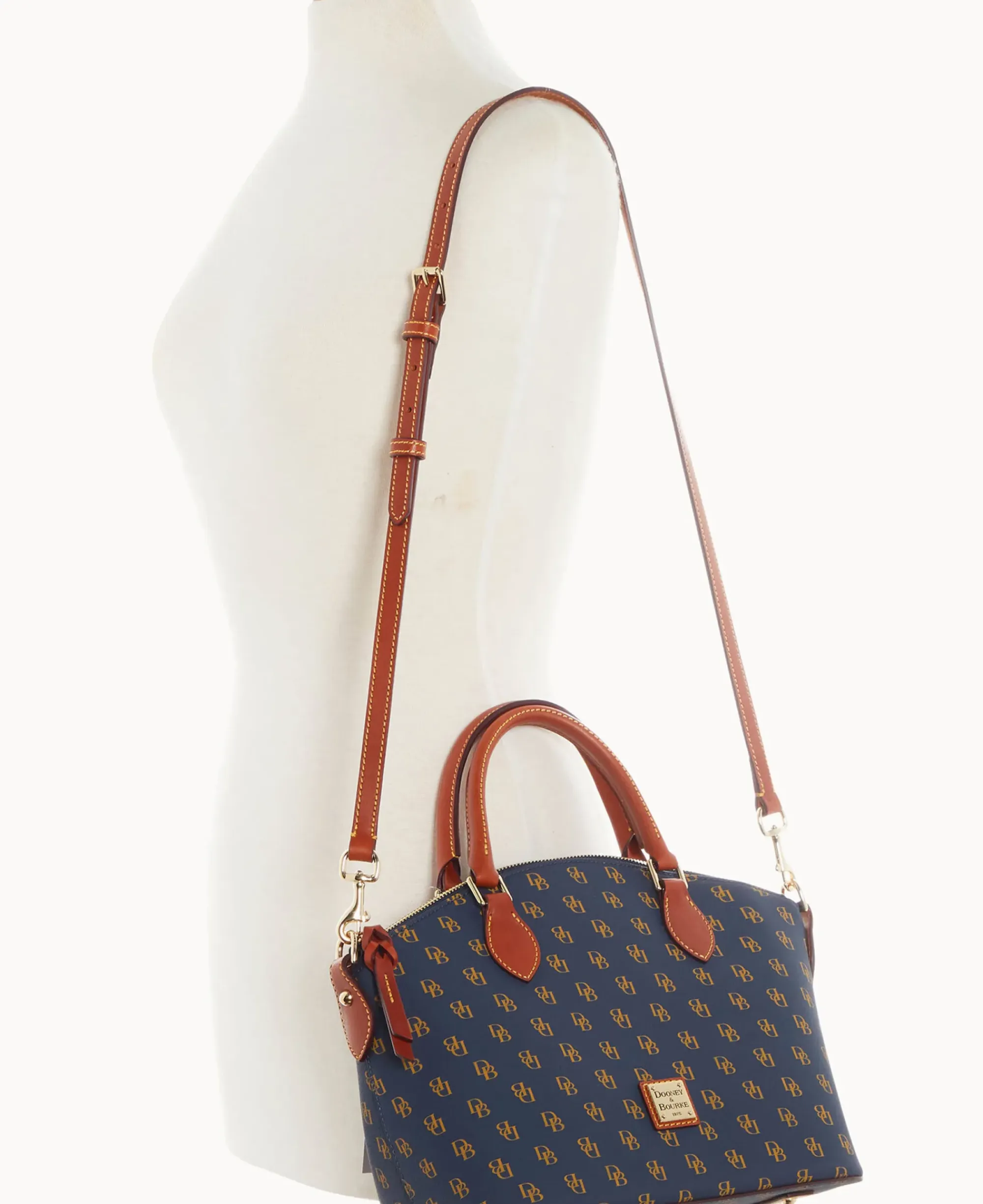 Dooney & Bourke The Gretta Collection|Picnic in the Park<Gretta Geena Satchel Navy