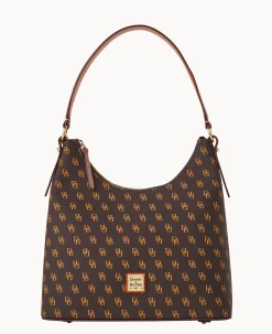 Dooney & Bourke The Gretta Collection|Picnic in the Park<Gretta Hobo Brown Tmoro