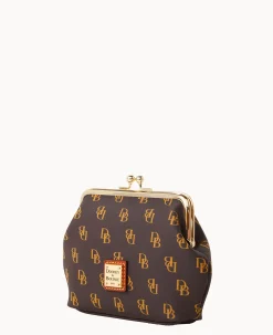 Dooney & Bourke The Gretta Collection|Grab and Go<Gretta Large Framed Coin Purse Brown Tmoro