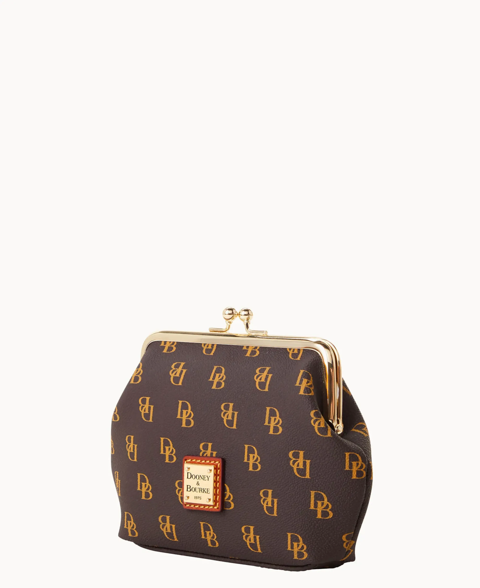 Dooney & Bourke The Gretta Collection|Grab and Go<Gretta Large Framed Coin Purse Brown Tmoro