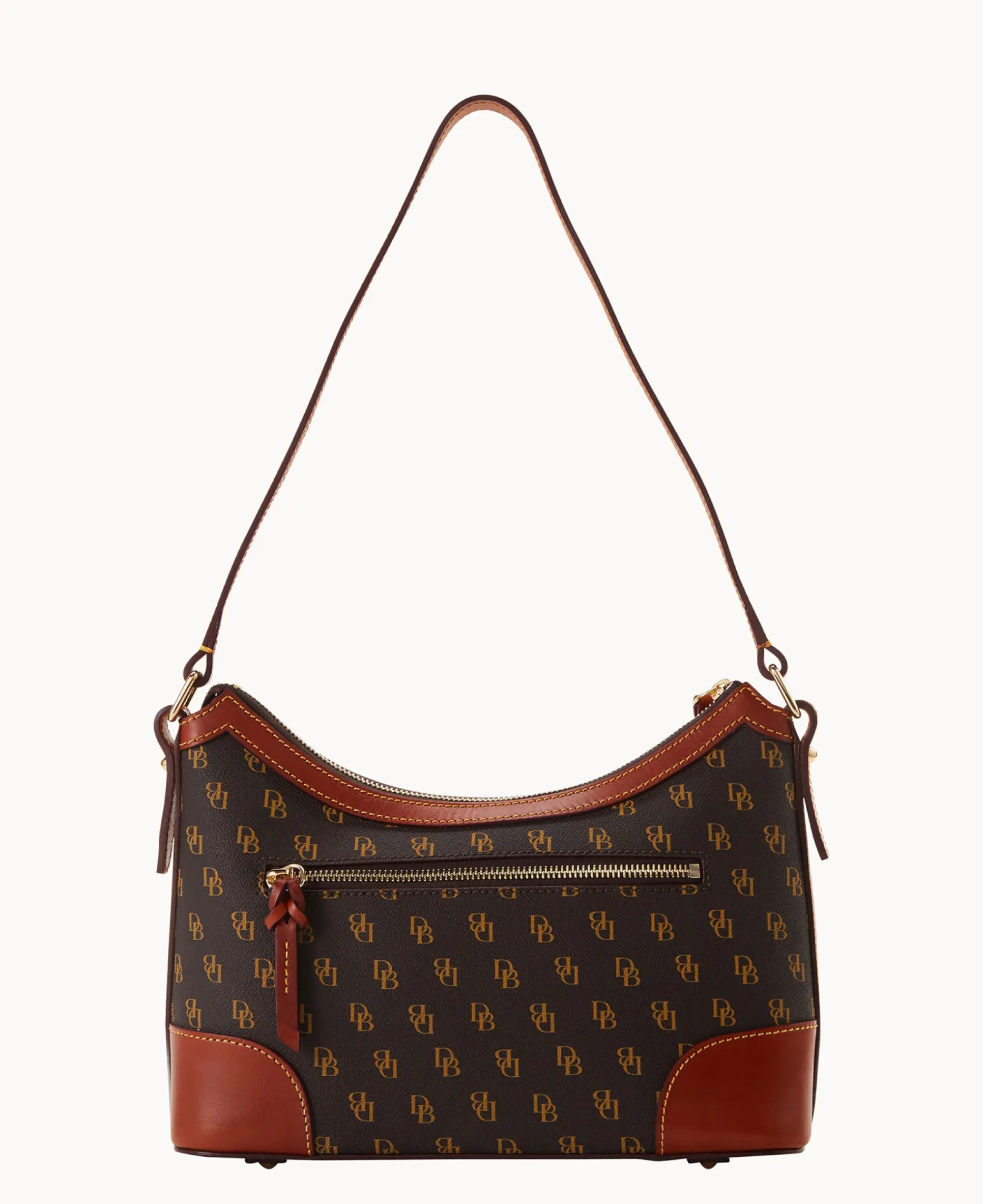 Dooney & Bourke The Gretta Collection|Picnic in the Park<Gretta Large Shoulder Bag Brown Tmoro