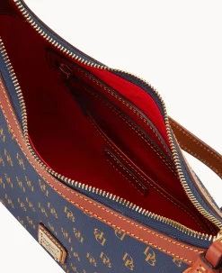 Dooney & Bourke The Gretta Collection|Picnic in the Park<Gretta Large Shoulder Bag Navy
