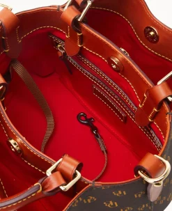 Dooney & Bourke The Gretta Collection|Picnic in the Park<Gretta Mini Barlow Brown Tmoro